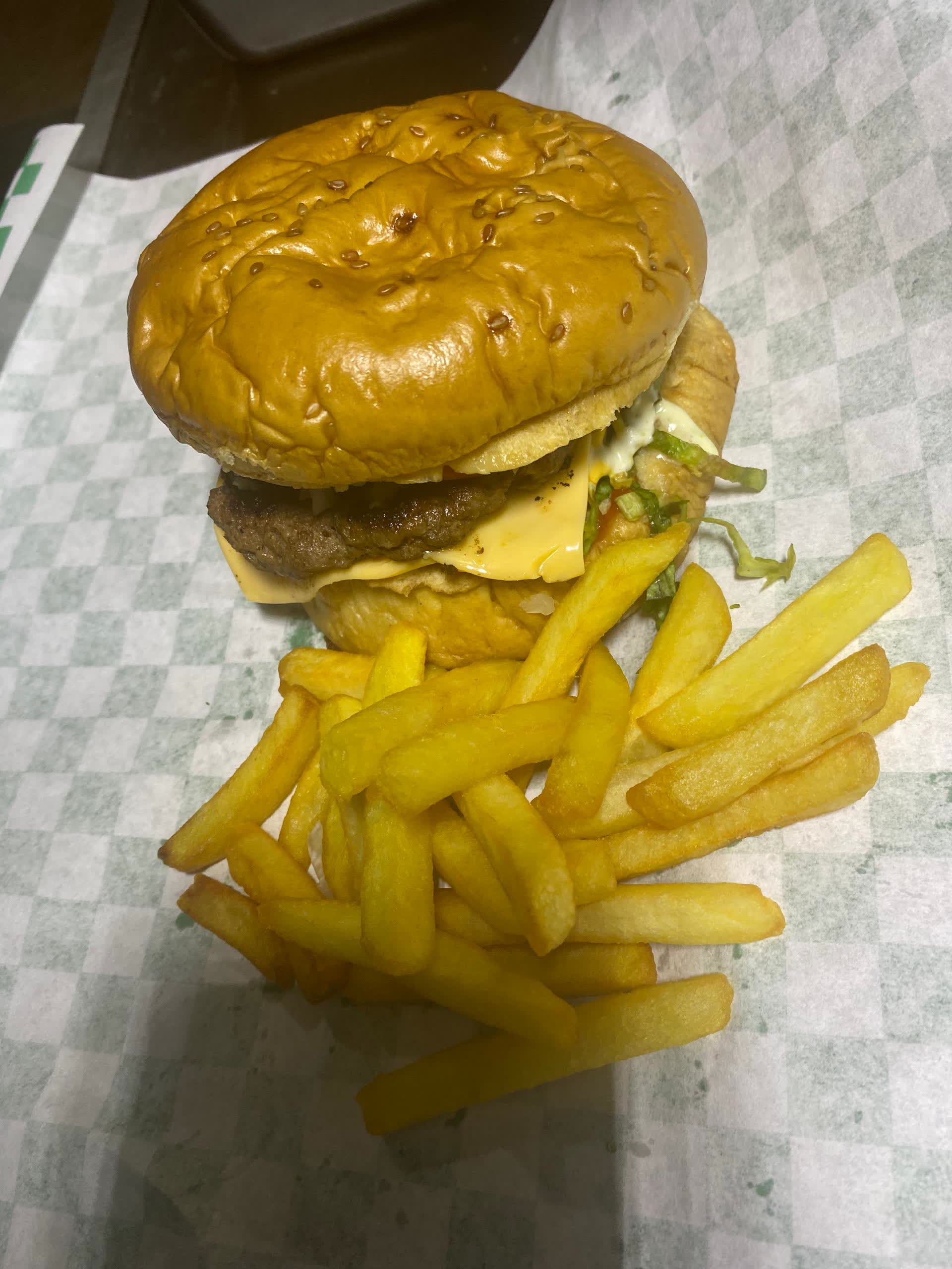 Hamburguesa con papas